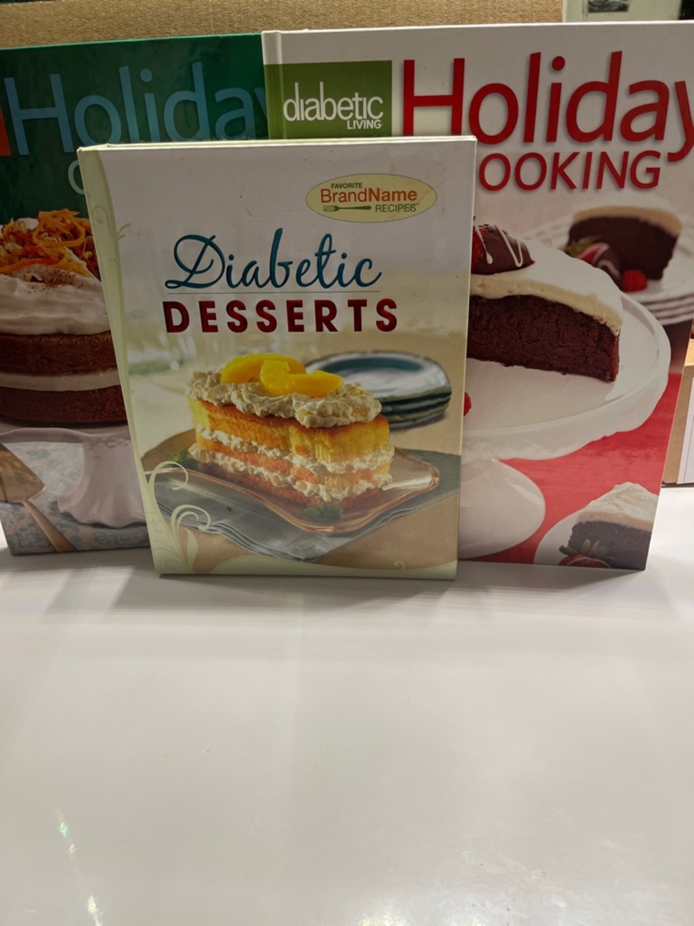 Set of 3 Diabetic cookbooks